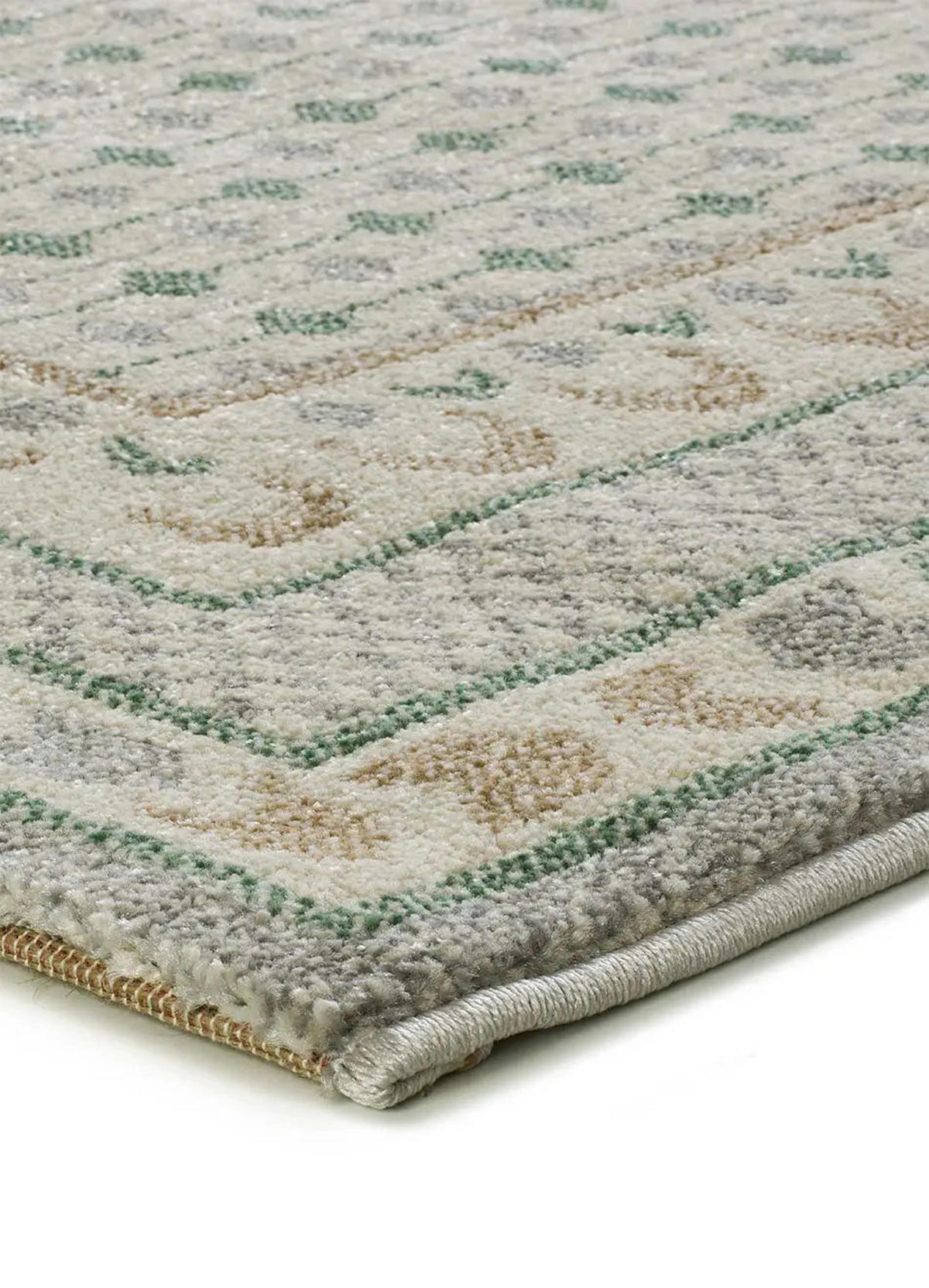 KURZFLORTEPPICH Grün / Beige Astra 200/290 cm - Beige/Grün, Naturmaterialien/Textil (200/290cm) - Atticgo