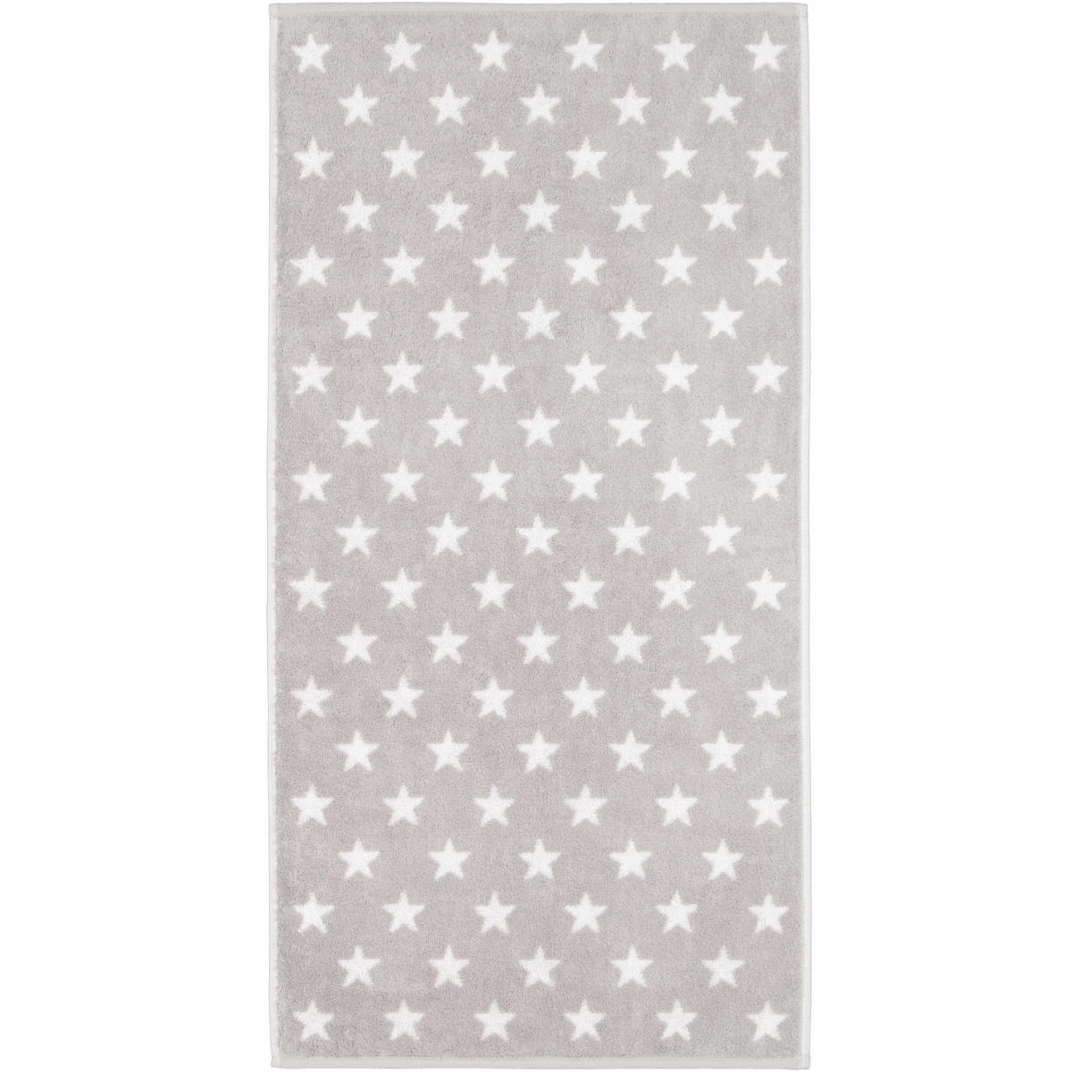WASCHHANDSCHUH NEW STARS STERNE KLEIN 6261 PLATIN/WEISS - 76 - Grau, Textil (16/22cm) - Cawoe