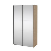 SCHIEBETÜRENSCHRANK, Como, Eiche, Holzwerkstoff, 119 x 67 x 221 cm - Eichefarben, Holzwerkstoff (119/221/67cm) - ebuy24