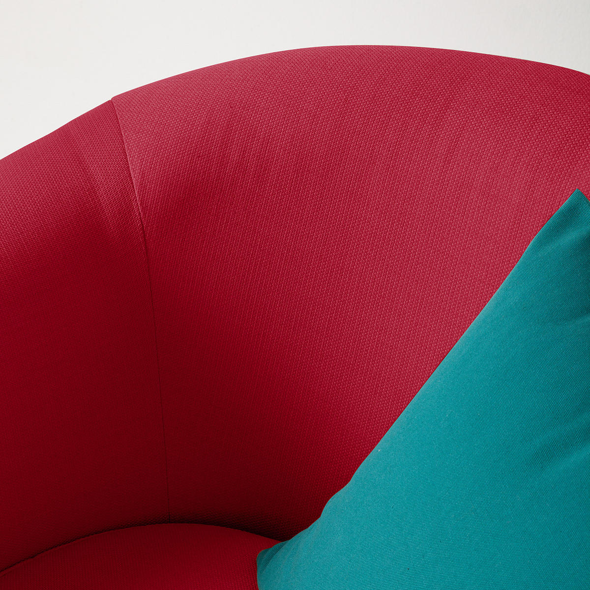 SESSEL - Webstoff, Rot - Rot, Textil (79/74/74cm) - home24