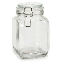 GLAS Schnappdeckel 1,2 l - Transparent, Glas (11/17/11cm)