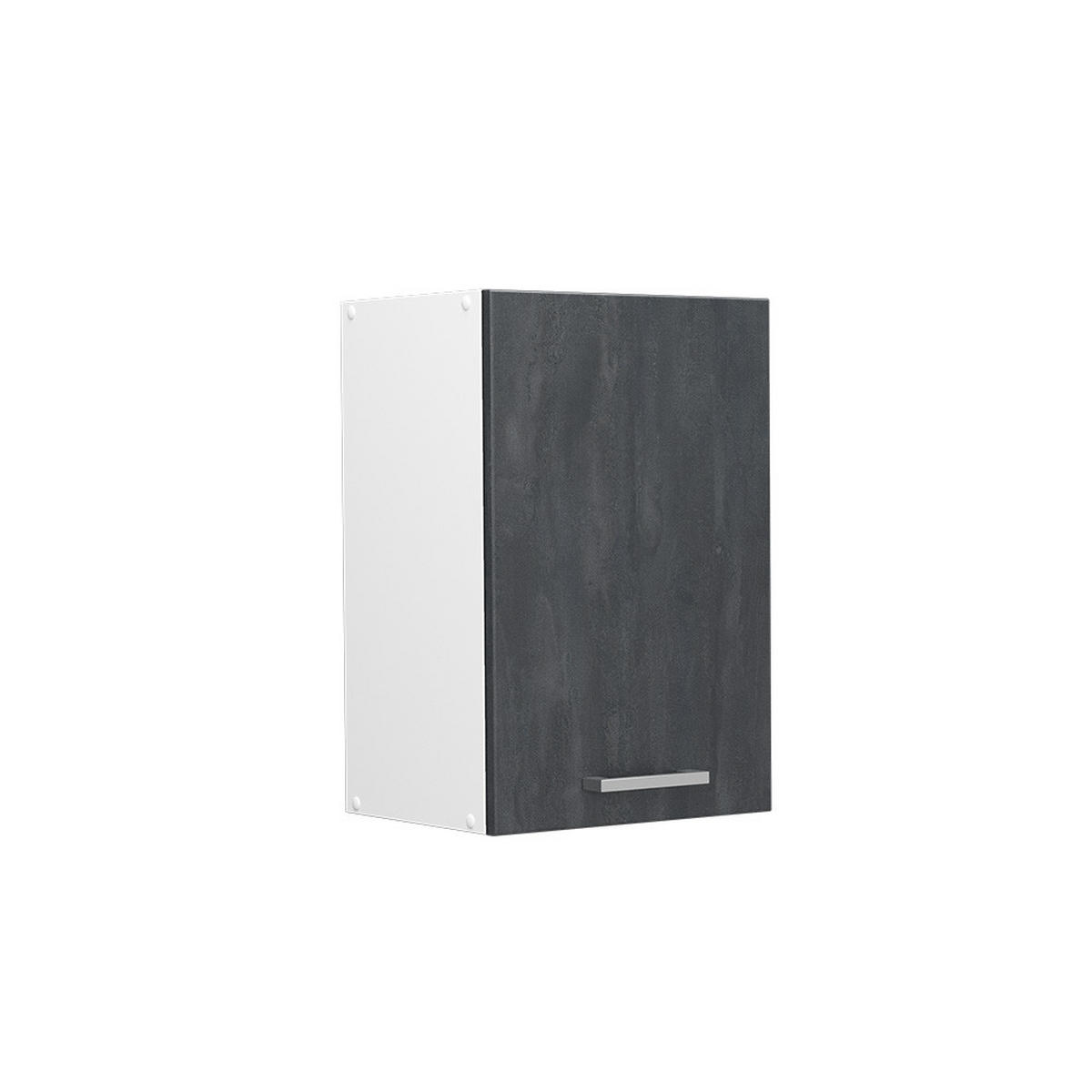 HÄNGESCHRANK R-Line Schwarz Beton 40 cm - Schwarz/Weiß, Holzwerkstoff (40/60/31cm) - Vicco