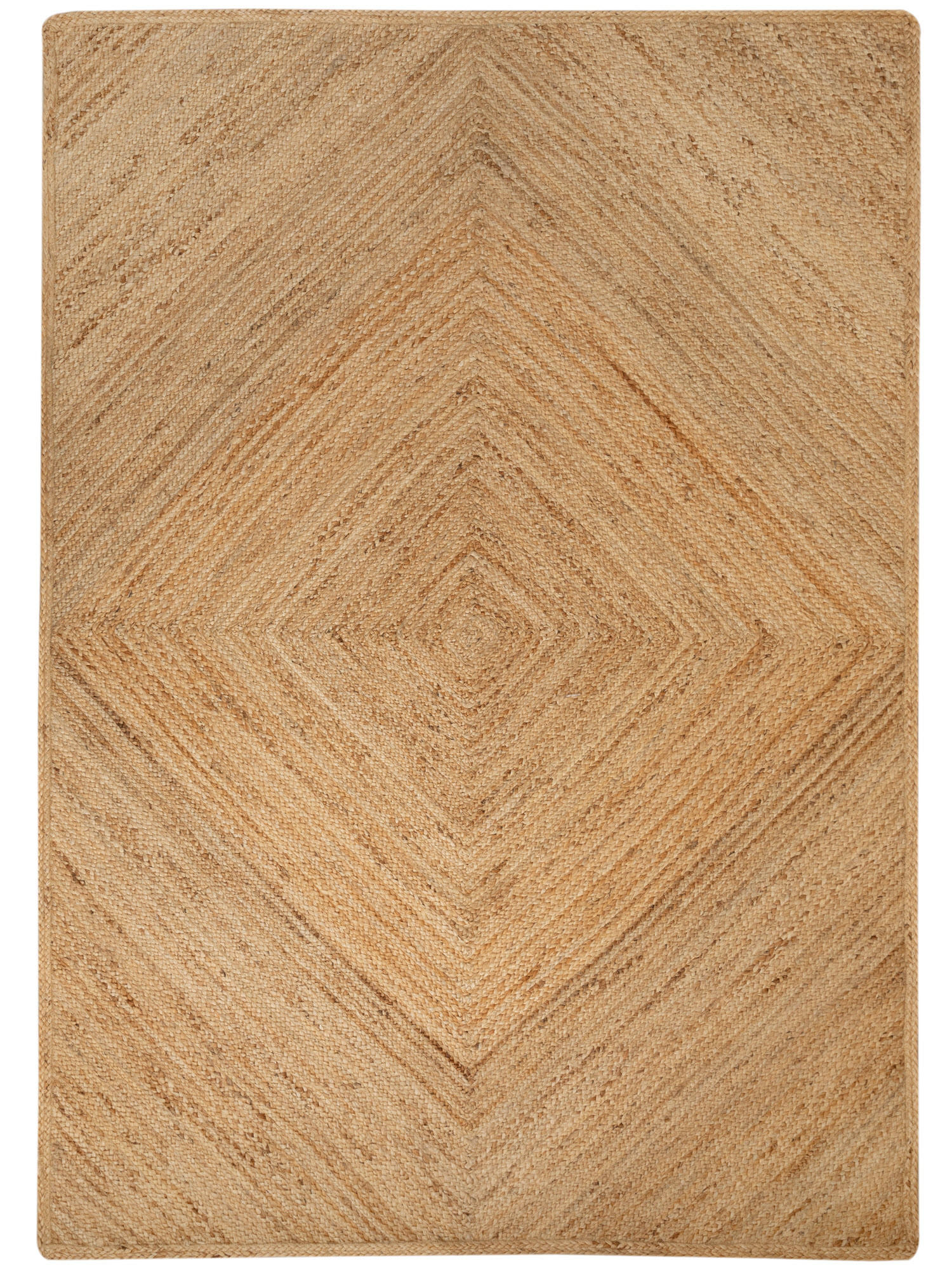 FLACHGEWEBETEPPICH 160/230 cm Goa Raute - Naturfarben, Naturmaterialien (160/230cm) - Steffensmeier