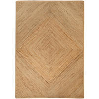 FLACHGEWEBETEPPICH 200/240 cm Goa Raute - Naturfarben, Naturmaterialien (200/240cm) - Steffensmeier