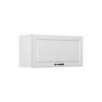 HÄNGESCHRANK R-Line, Weiß Landhaus/Weiß, 80 cm Flach - Weiß, Holzwerkstoff (80/40/31cm) - Vicco