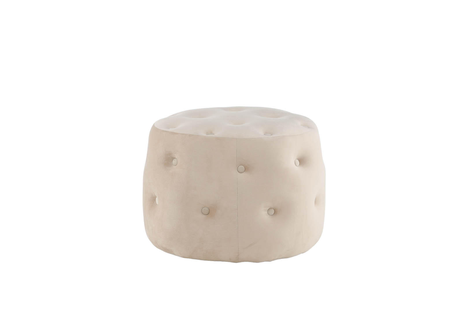 ebuy24 Pouf Weiß 55x44x55 cm