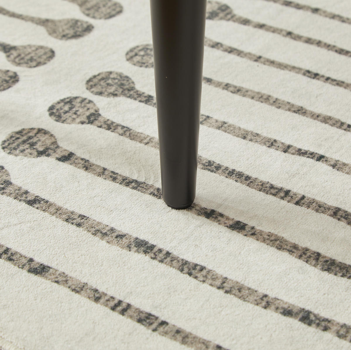 ARMLEHNENSTUHL 2er-Set Beige aus Stoff mit Metallgestell - Beige, Textil (45/23/63cm) - OKMYHOME