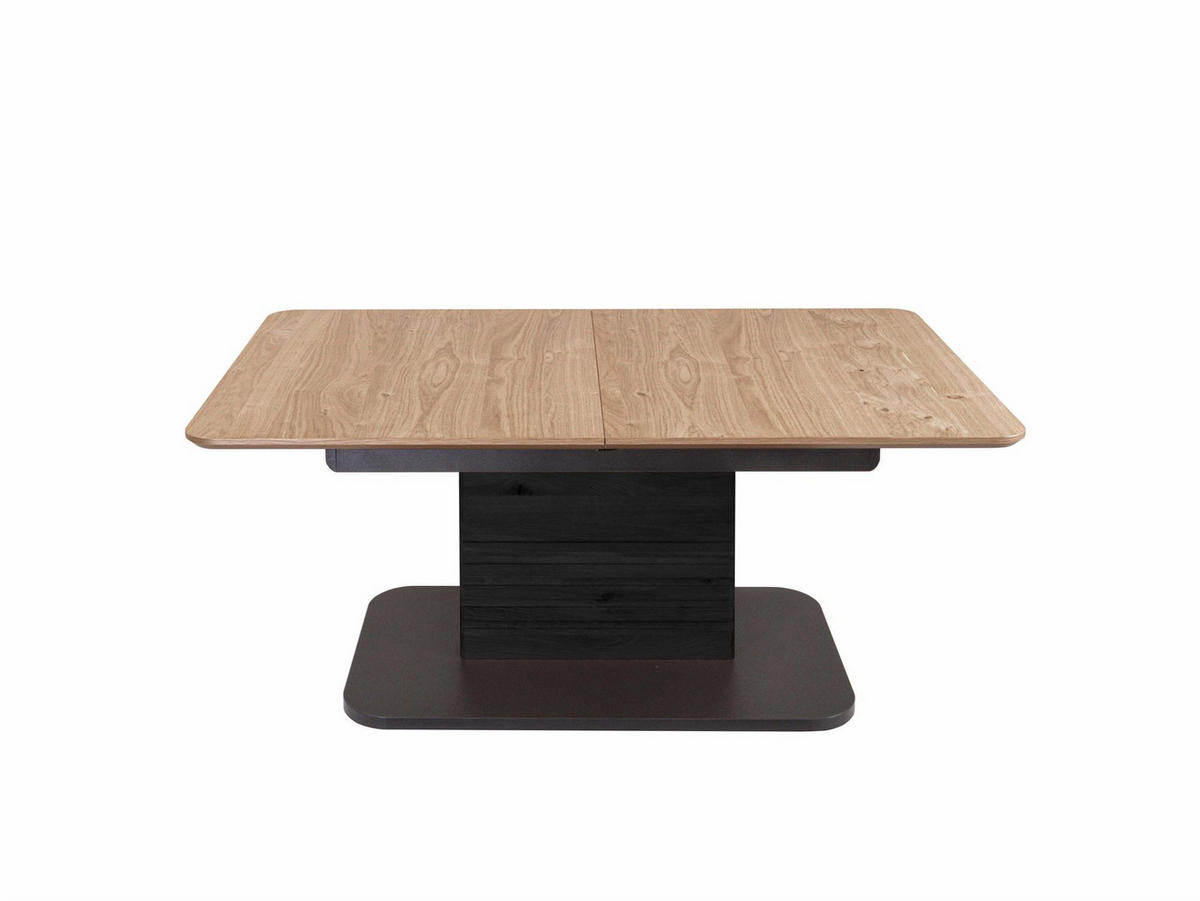 COUCHTISCH höhenverstellbar und ausziehbar Cita 120x54x70 Wildeiche - Wildeiche/Schwarz, Holz (120/70/70cm) - 58aufmkessel