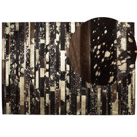 KURZFLOR-TEPPICH Artvin 230/160 cm - Braun, Fell (160/230cm) - Beliani