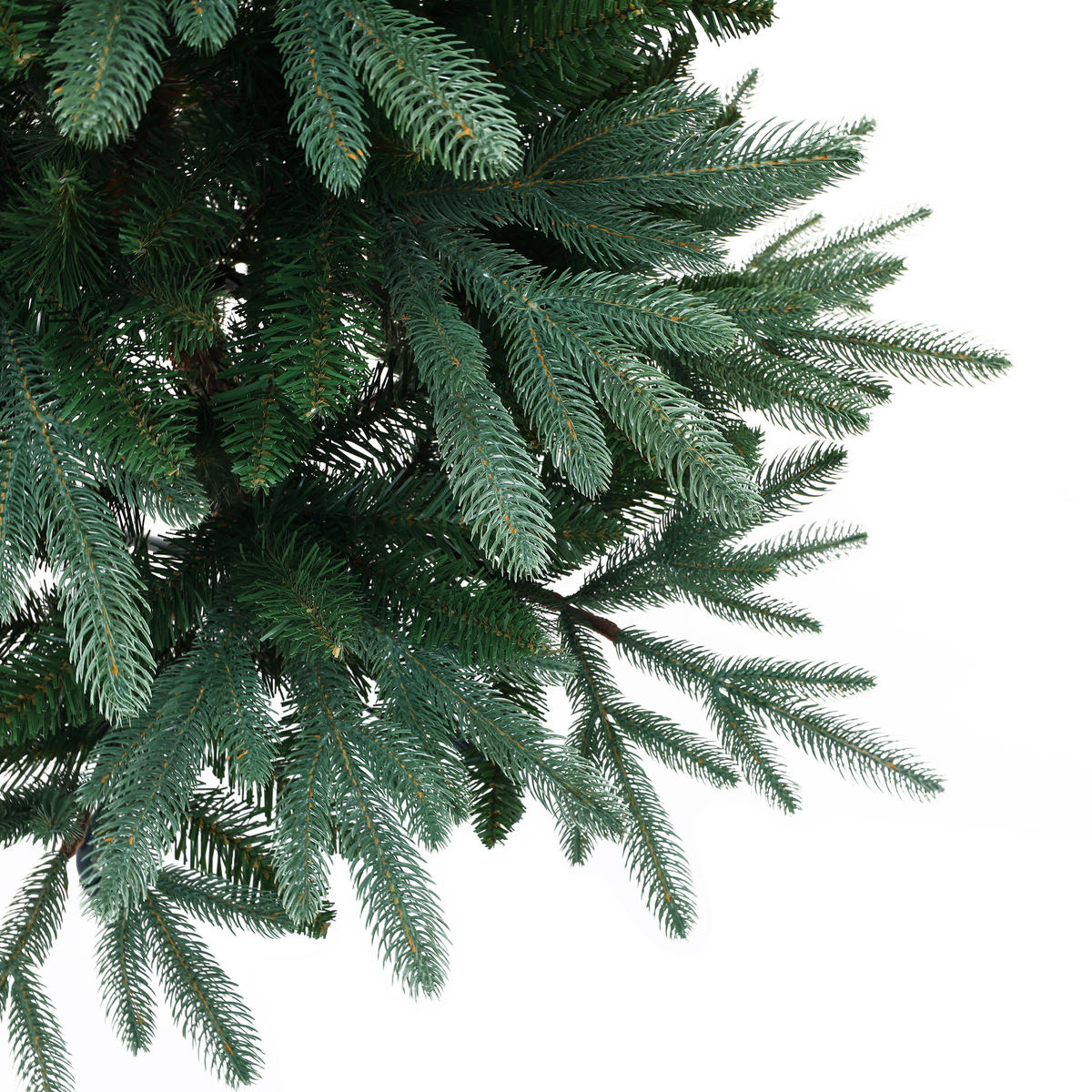 KÜNSTLICHER Weihnachtsbaum 150 cm, Fichten-Optik mit 695 PE-/PVC-Spitzen - Grün, Kunststoff (150cm) - Hometopia