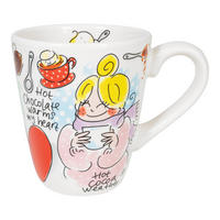 BECHER Heiße Schokolade in Bunt - 350 ml - Multicolor, Keramik (0.35L) - Blond Amsterdam