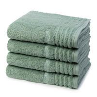 HANDTUCH Vienna Style Supersoft 4er-Set - Hellgrün, Textil (50/100cm) - Vossen