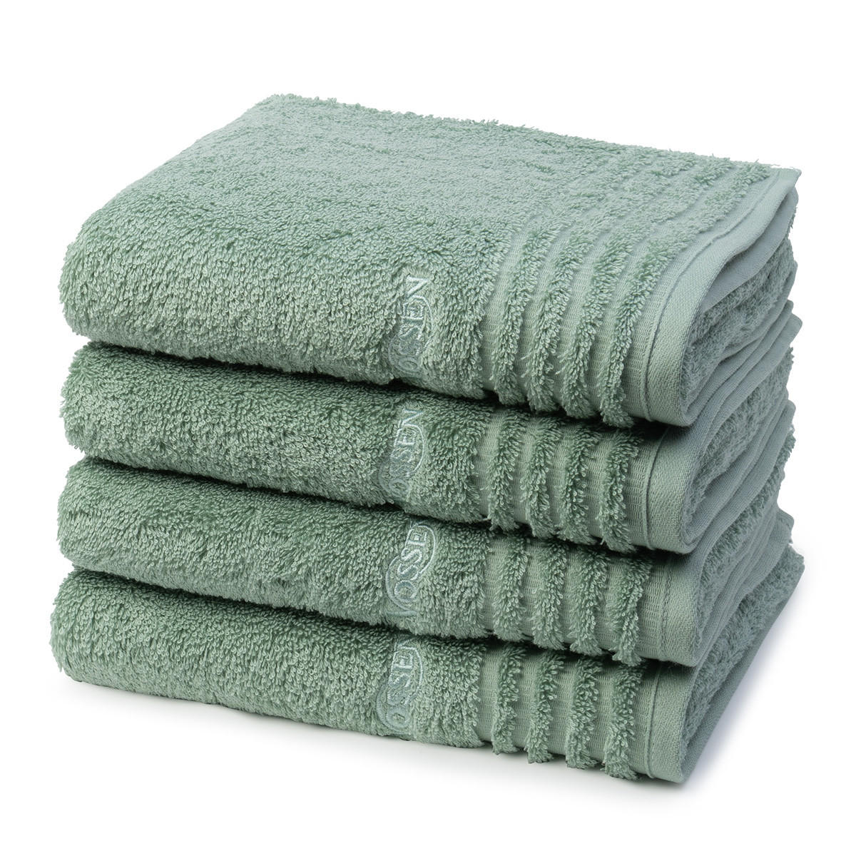 HANDTUCH Vienna Style Supersoft 4er-Set - Hellgrün, Textil (50/100cm) - Vossen