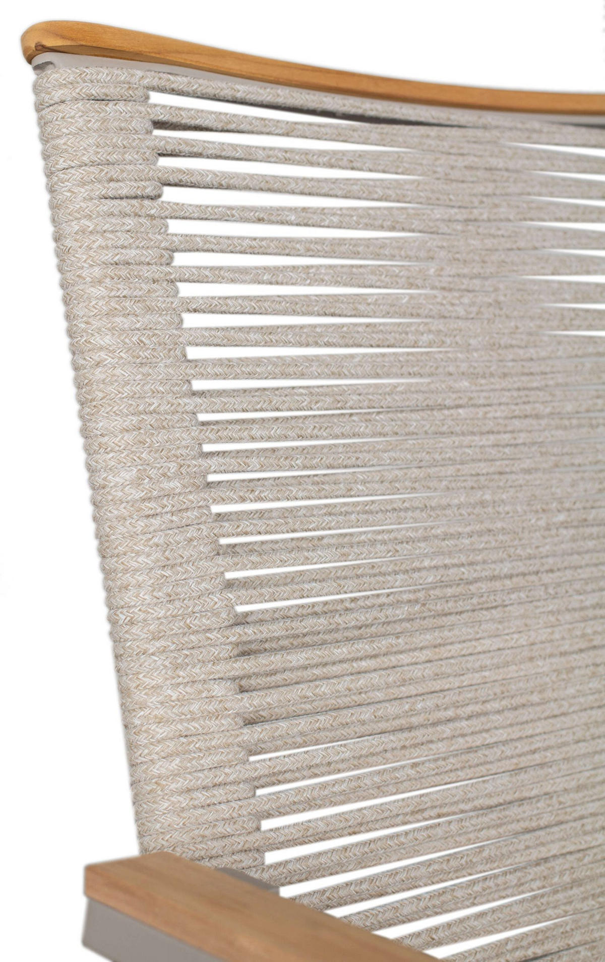 GARTENSTÜHLE stapelbar 2er Set Alicante - Beige, Metall (57/90/60cm) - Mr. Deko