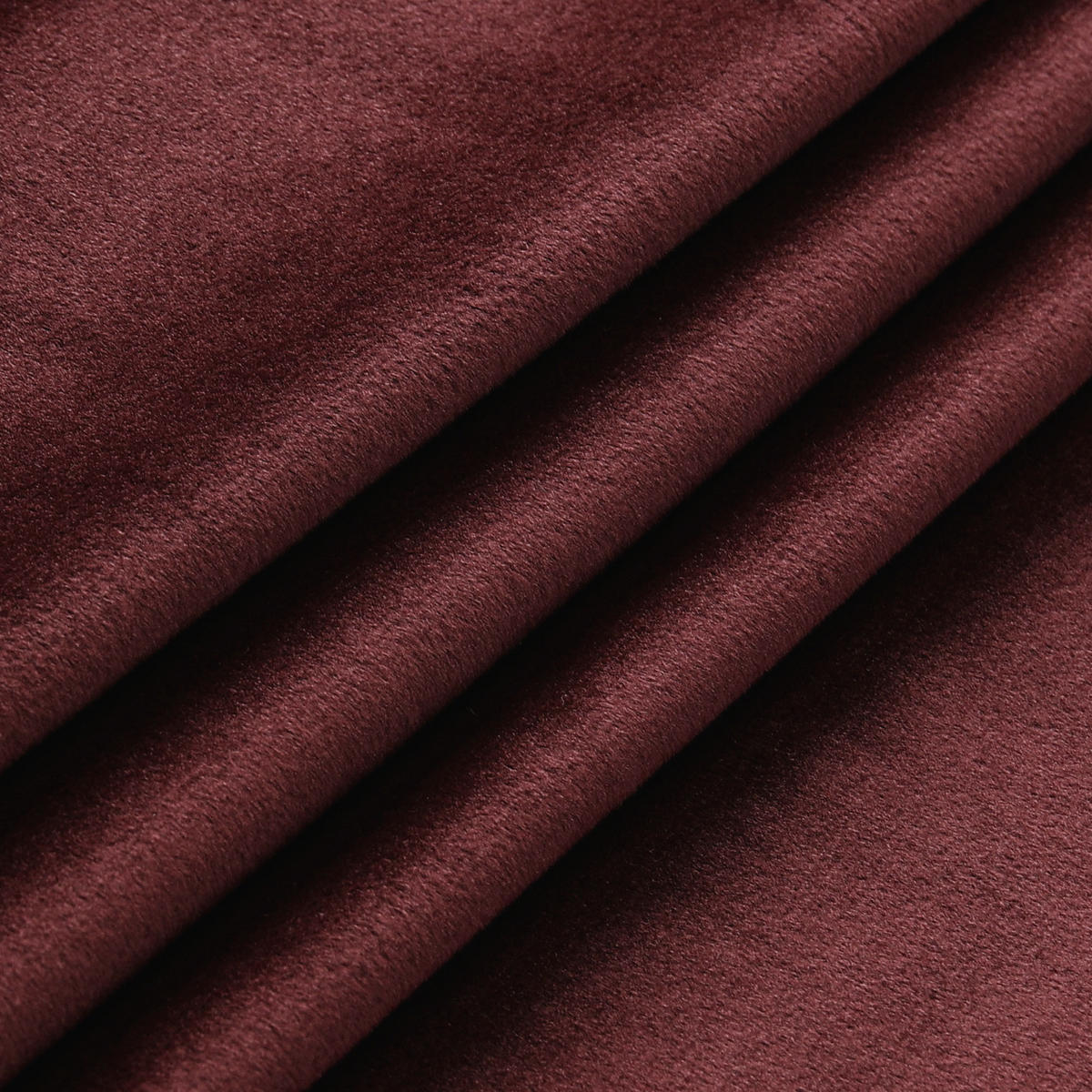 VORHANG Ösen Samt 140/245 cm Bordeaux - Bordeaux, Textil (140/245/245cm) - TiborTex