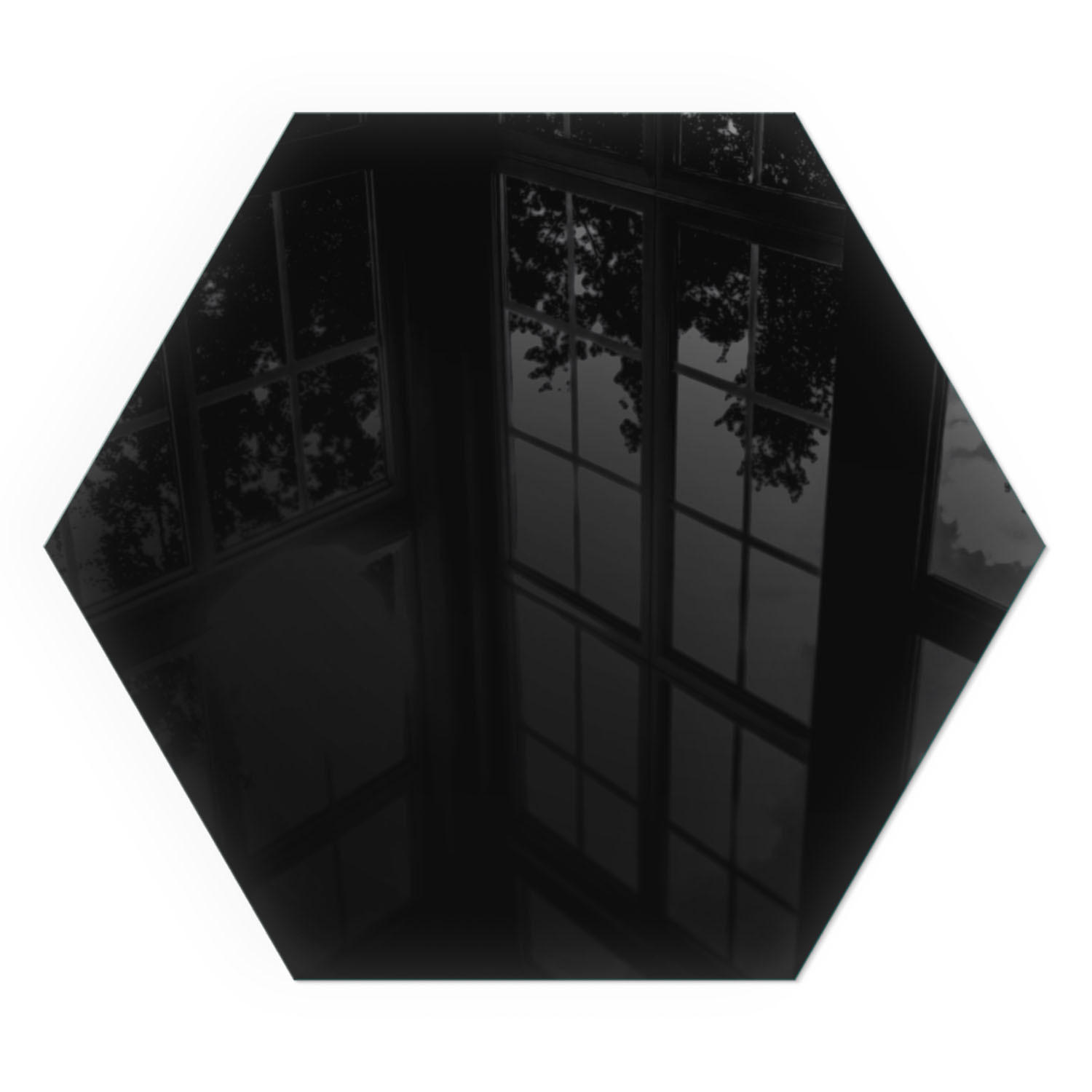 GLASPLATTE für Kamin h40 cm - Schwarz, Glas (40/40/0.4cm) - TULUP
