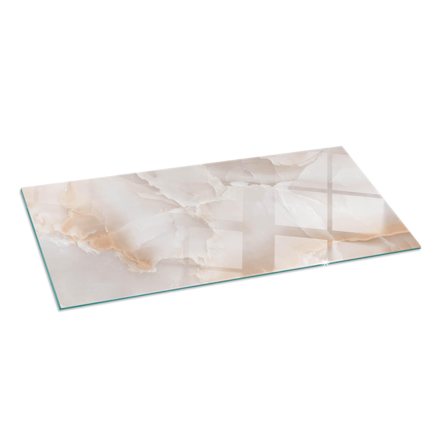 ArtPrintCave Glasplatte Beige 125x50x0.4 cm