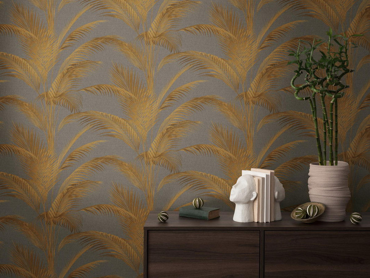 VLIESTAPETE Grau 53/1005 cm - Grau, Textil (53/1cm) - KUNSTLOFT