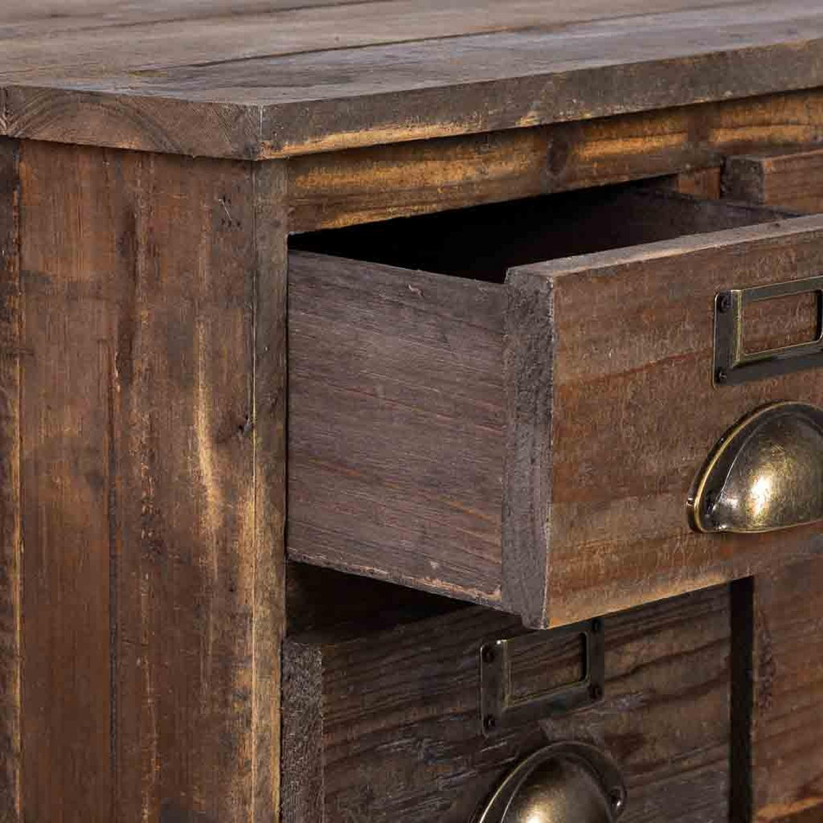 NACHTTISCH aus Holz, 49x31x46cm - Braun, Holz (48/46/31cm) - Wanderlust