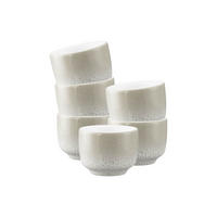 ESPRESSOTASSEN OHNE HENKEL Sento Home Aura cream 80 ml 6er Set - Creme, Keramik (0.08L) - Seltmann Weiden