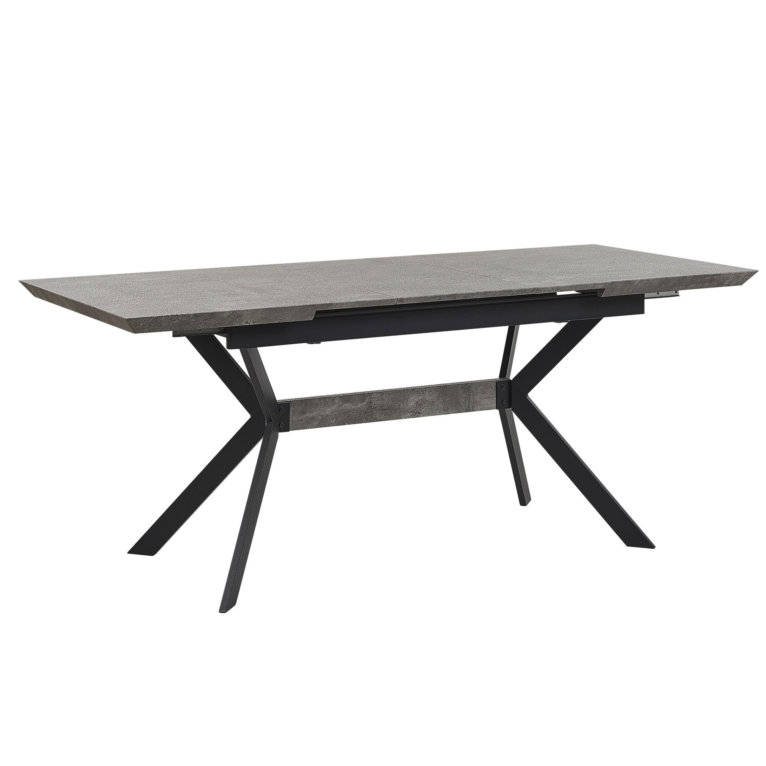 MASĂ DE BUCĂTĂRIE 140-180/80/76 cm gri deschisă dreptunghiulară Benson