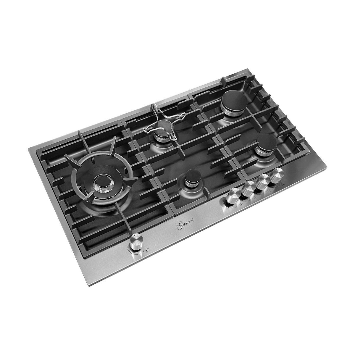 EINBAU-BACKOFEN 60 cm EH 6338 s+TY 905 VPGC Gas-Kochfeld 90 cm - Schwarz, Metall (59.4/59.4/55.6cm) - Kaiser Küchengeräte