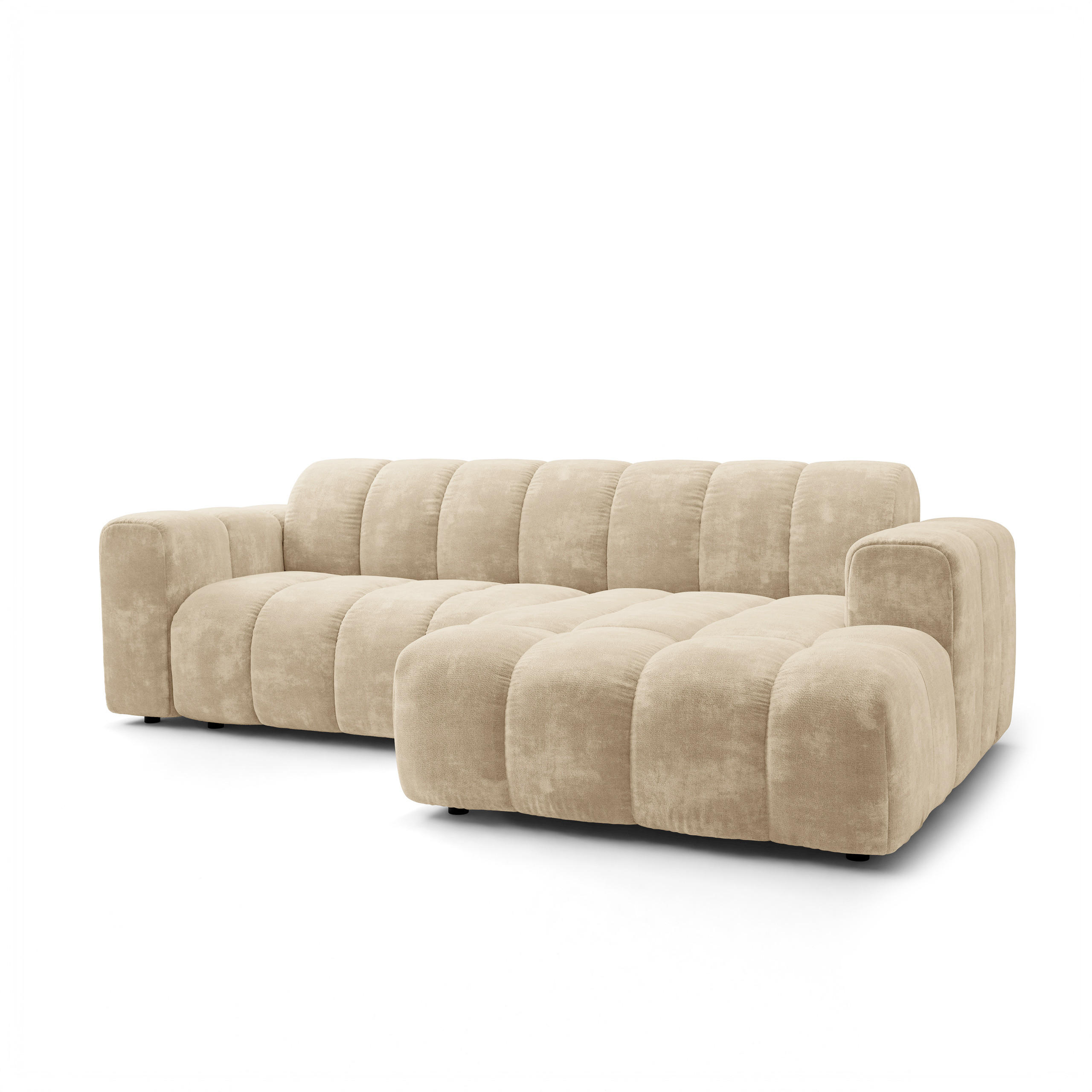 Masseno Ecksofa Creme 274x165 cm