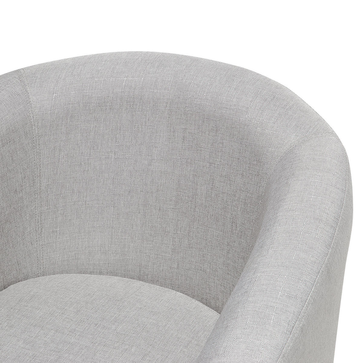 SESSEL Polsterbezug Grau Holden - Grau, Holz/Textil (68/71/41cm) - Beliani