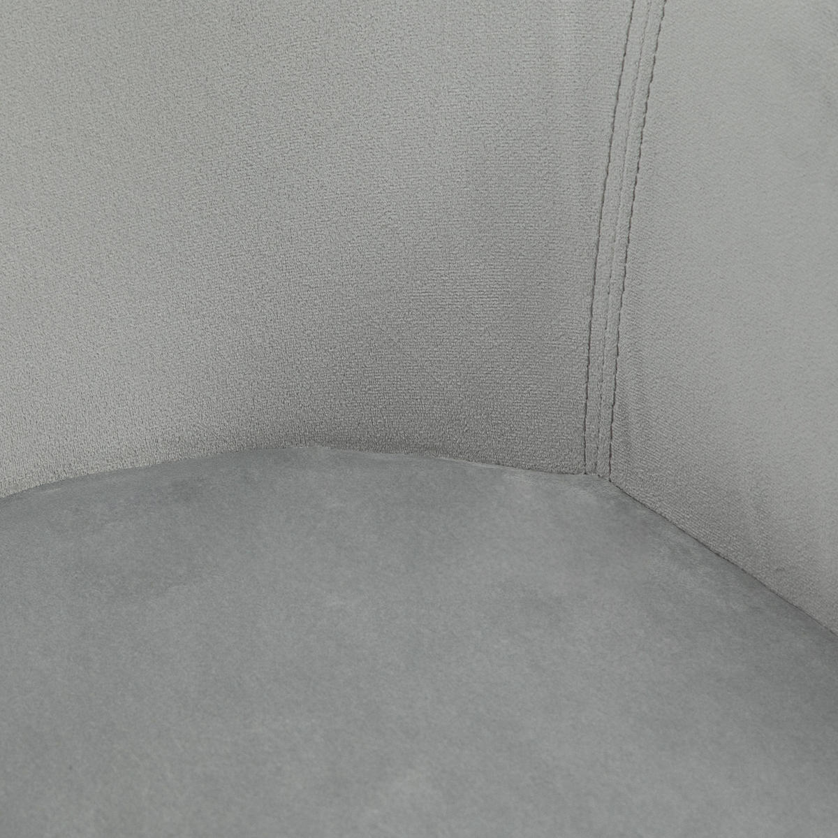 ESSZIMMERSTUHL 2er-Set mit Armlehnen 54 x 57 x 80 cm Polyester Gray - Grau, Holz (57/80/54cm) - Meubliv