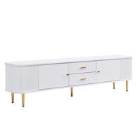 TV-ELEMENT mit 2 Schubladen 170 cm MDF Weiß - Weiß, Holzwerkstoff (34/45/170cm) - Beauniv