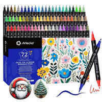 ACRYLSTIFTE 72 Farben Set Dual Tip - Multicolor, Kunststoff (10/10/15cm)