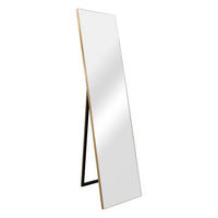 STANDSPIEGEL Barletta - Goldfarben, Glas/Kunststoff (35/150.6/150cm) - [en.casa]