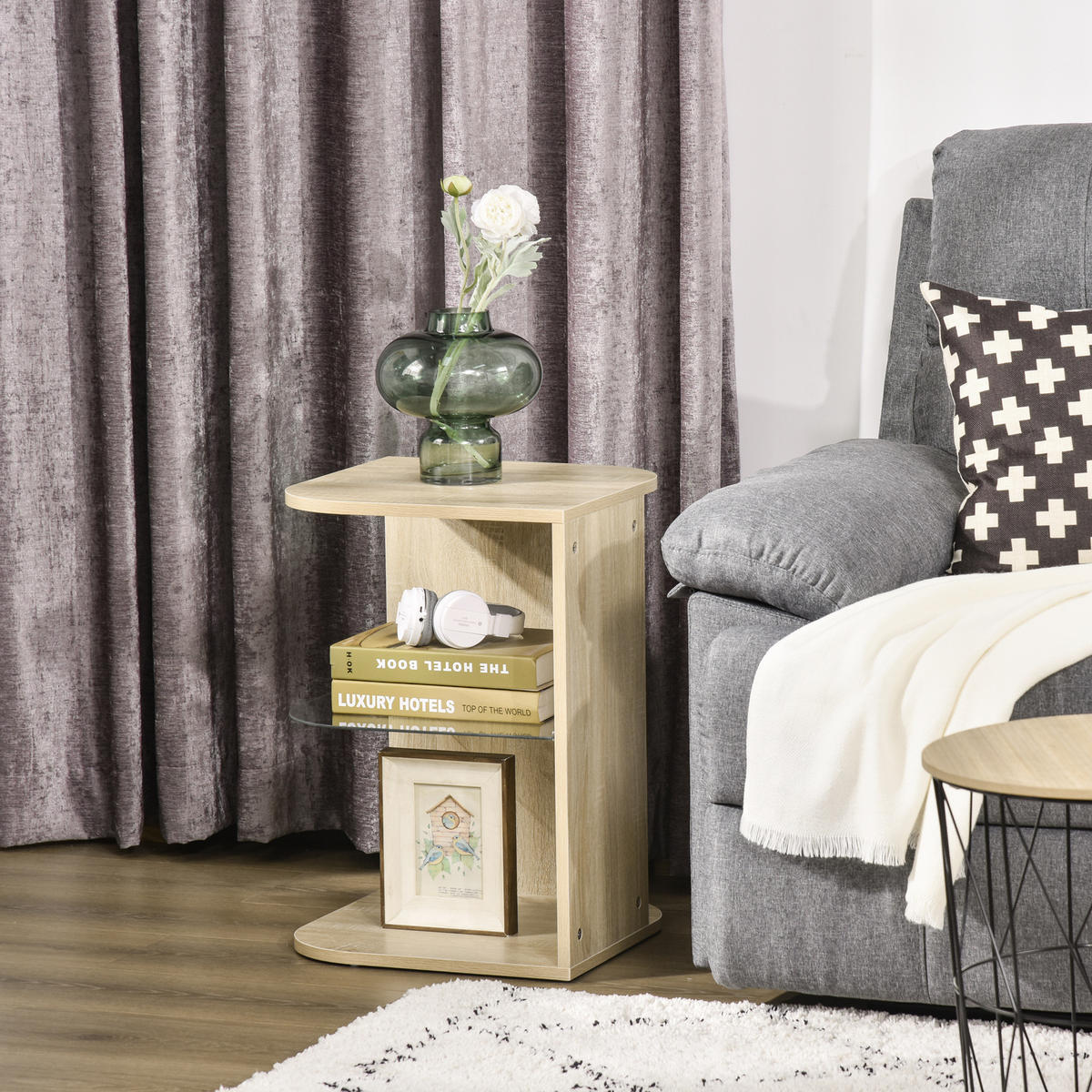 BEISTELLTISCH Beige 1 Stück - Beige, Kunststoff (40/40/56cm) - GiPP