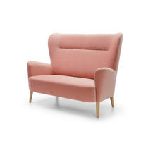SOFA NEXT Rosa 144x93x110 cm - Pink, Textil (144/110/93cm) - FURNLUX