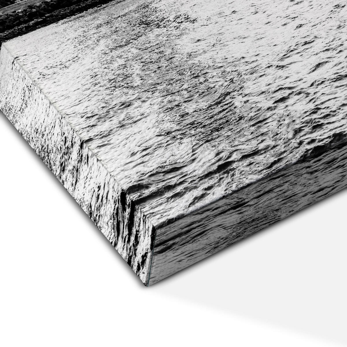 LEINWANDBILD Stadt 120x80 cm - Multicolor, Holz (120/80cm) - LUMASOUL