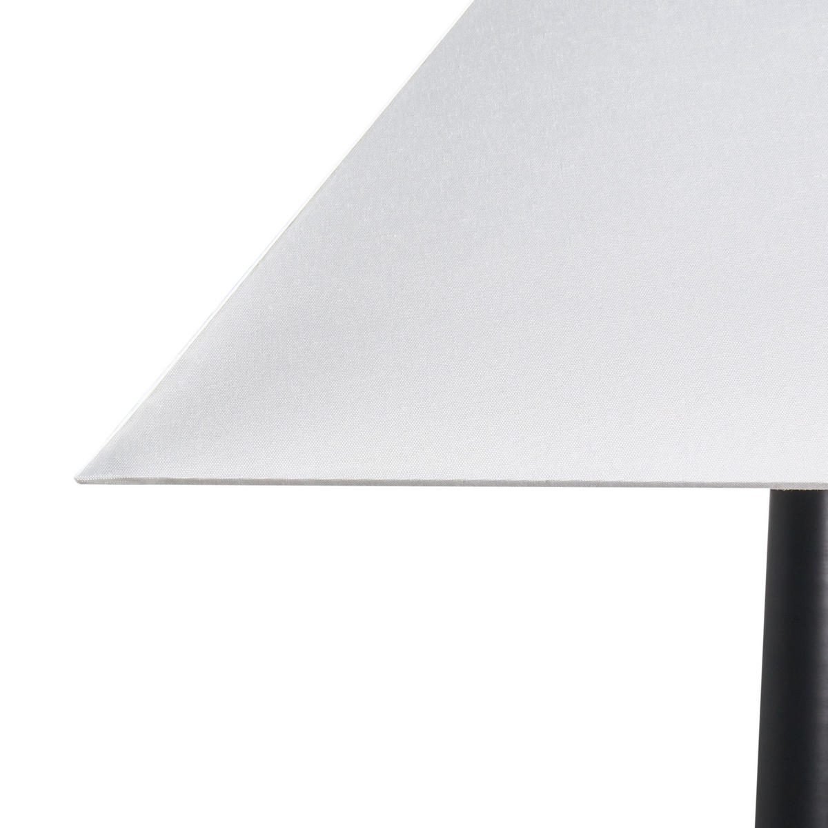 TISCHLAMPE Metall Schwarz Dhud - Schwarz/Weiß, Metall (34/34/58cm) - Beliani