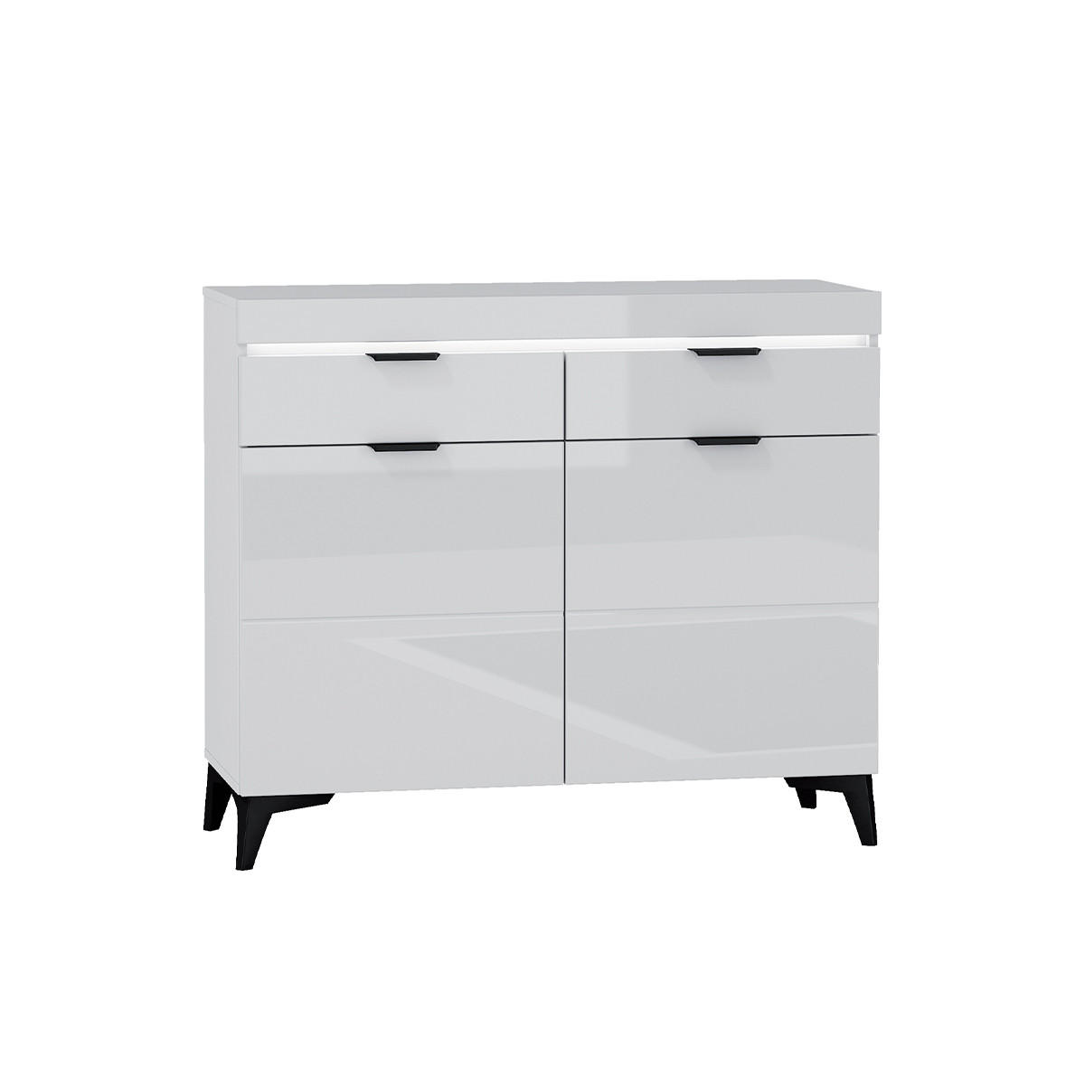 SIDEBOARD Ruben Weiß - Weiß, Holzwerkstoff (105/90/40cm) - Petits-meubles