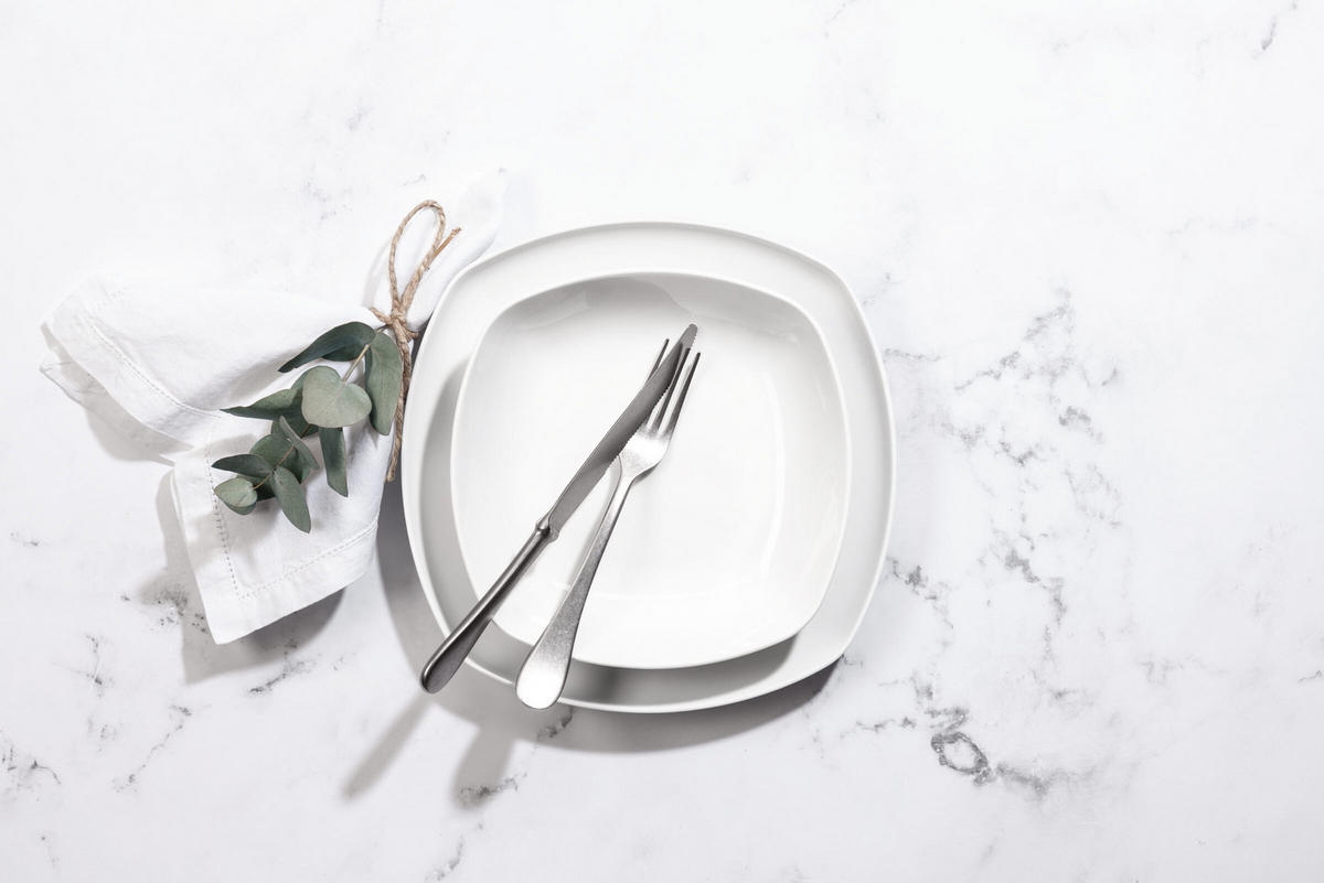 TAFELSERVICE Lido weiß 12er Set - Weiß, Keramik (1/1/1cm) - Seltmann Weiden