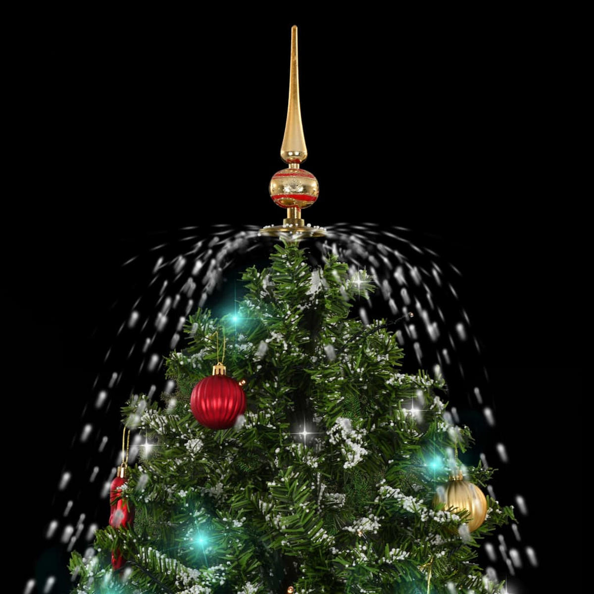 WEIHNACHTSBAUM Schneiender Mit Schirmfuss Grün 170 Cm - Grün, Kunststoff (170cm) - vidaXL
