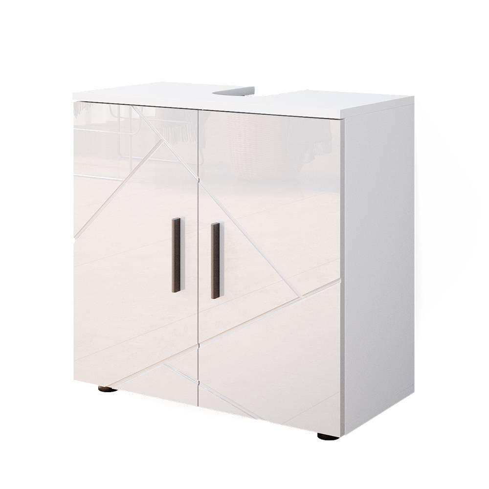 TV&Auml;TTST&Auml;LLSUNDERSK&Aring;P Irma Vit h&ouml;gblank 60x59 cm Vit h&ouml;gglans 59/60/30 cm