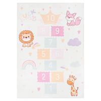 KINDERTEPPICH KIDS Creme Hüpfspiel 140/200 cm - Creme, Textil (140/200cm) - Tapiso