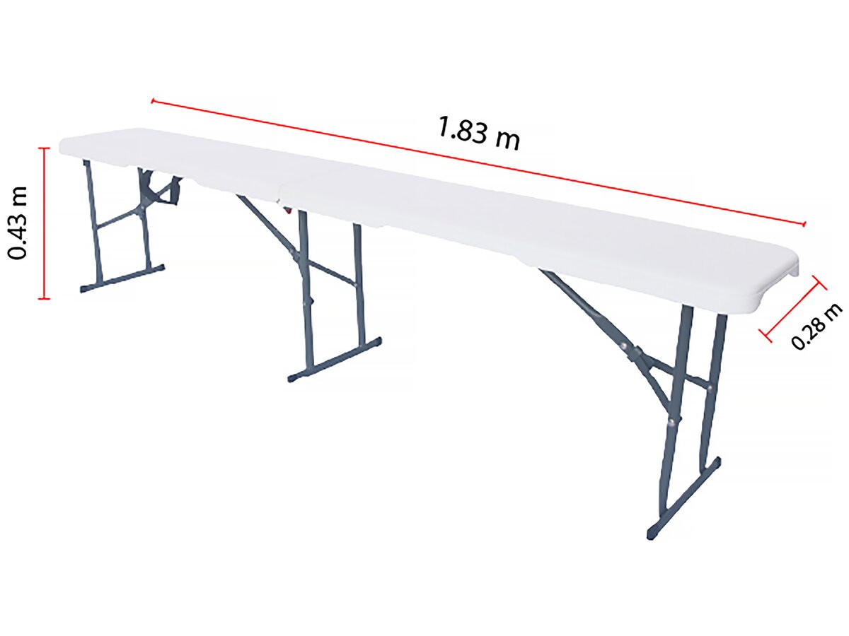 GARTEN-ESSMÖBELENSEMBLE foldy - Weiß, Metall - Habitat Garten