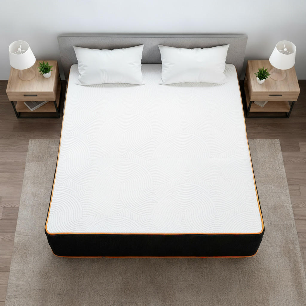 KALTSCHAUMMATRATZE-DUO-EXTRA-DICK 25 cm 140x200 cm H3/H4, 7-Zonen, atmungsaktiv & punktelastisch - Weiß, Textil (140/200cm) - Lunea