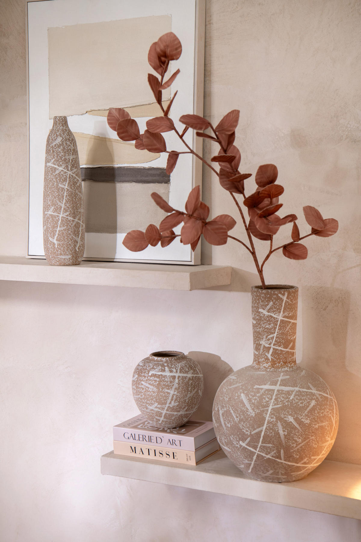 VASE DUNE - Töpferei - Multi - Ø 21 cm - Multicolor, Keramik (21cm) - J-Line