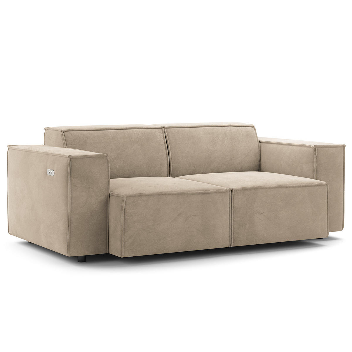 2-SITZER SOFA - Beige, Textil (189/70/96cm) - home24