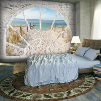 VLIESTAPETE Grau 200/140 cm - Beige/Grau, Textil (200/1cm) - KUNSTLOFT