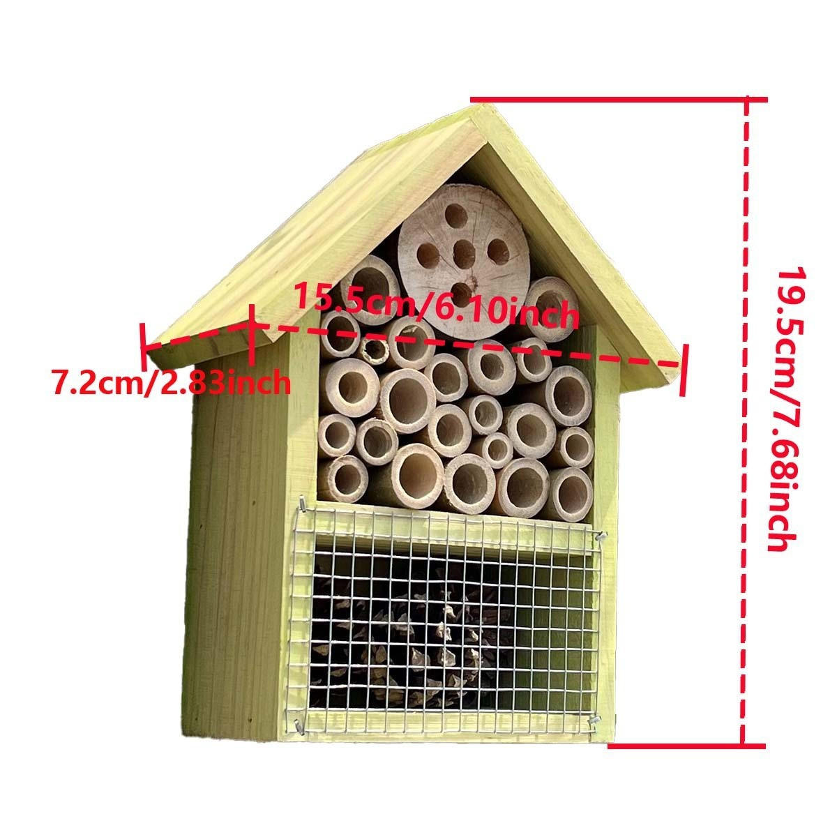 INSEKTENHOTEL 15.5/7.2/19.5 cm Rotbraun - Rotbraun, Holz (7.2/19.5/15.5cm) - Authentics