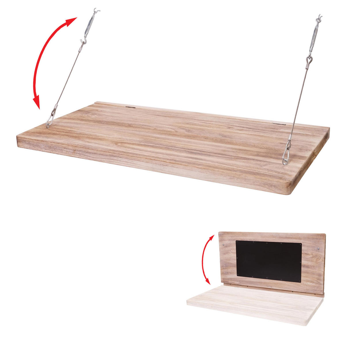 WANDTISCH Braun - Braun, Holz (120/46/62cm) - MCW