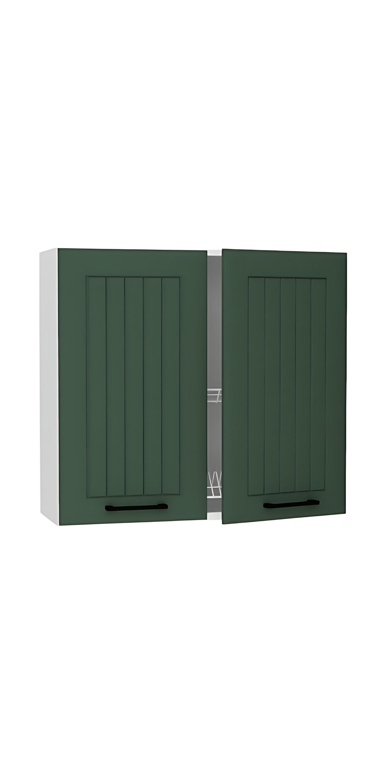 HÄNGESCHRANK W80SU - Arvion - Moderne Küchen Ästhetik - Grün, Holz/Metall (80/72/30cm) - ROYAL24_MARKT
