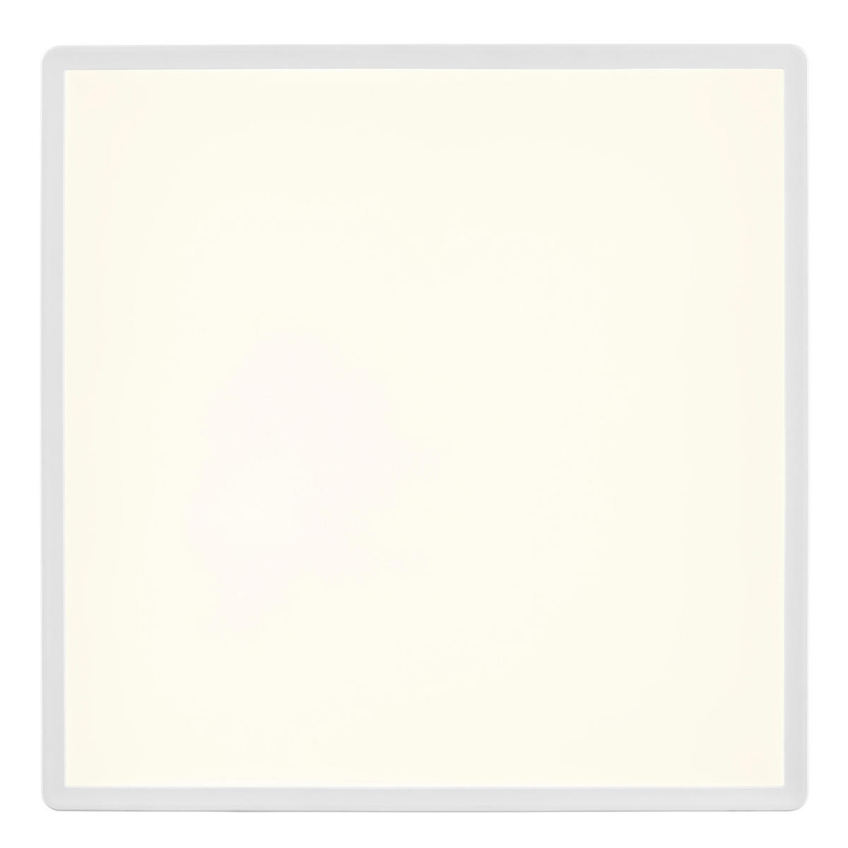 LED DECKENLEUCHTE Lumaro Weiß 42/42/2,9 cm - Weiß, Kunststoff (42/42/2.9cm) - Brilliant